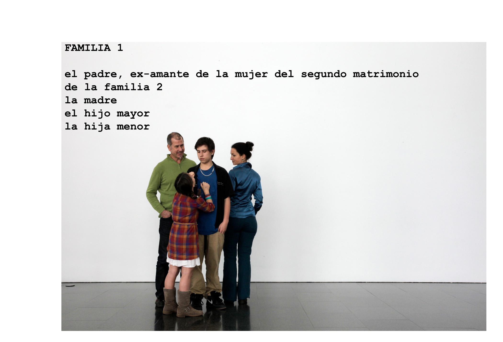 Familia 1, 2012, fotografía color, 30 x 40 cm.